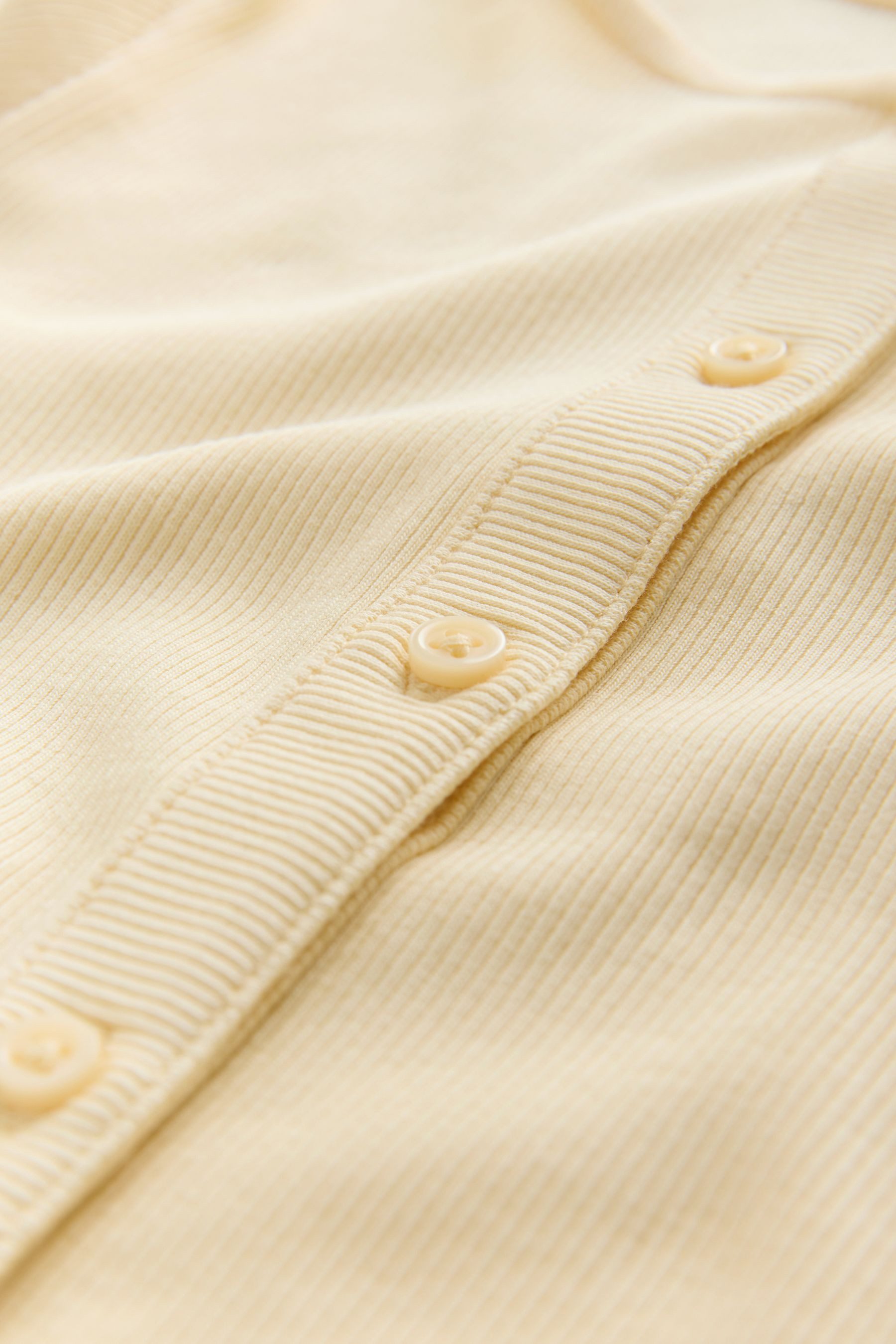 Next Strickjacke Gerippte langärmelige Strickjacke (1-tlg)