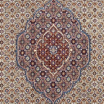 Orientteppich Perser - Classic quadratisch - 200 x 191 cm - beige, morgenland, quadratisch, Höhe: 10 mm, Wohnzimmer, Handgeknüpft, Einzelstück mit Zertifikat
