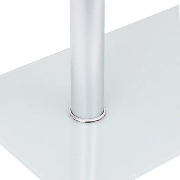 vidaXL Beistelltisch Beistelltisch U-Form Transparent 45x30x58 cm Hartglas