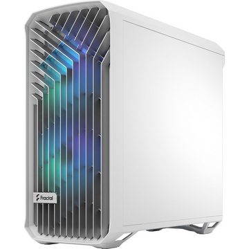 Fractal Design PC-Gehäuse Torrent White RGB TG Clear Tint