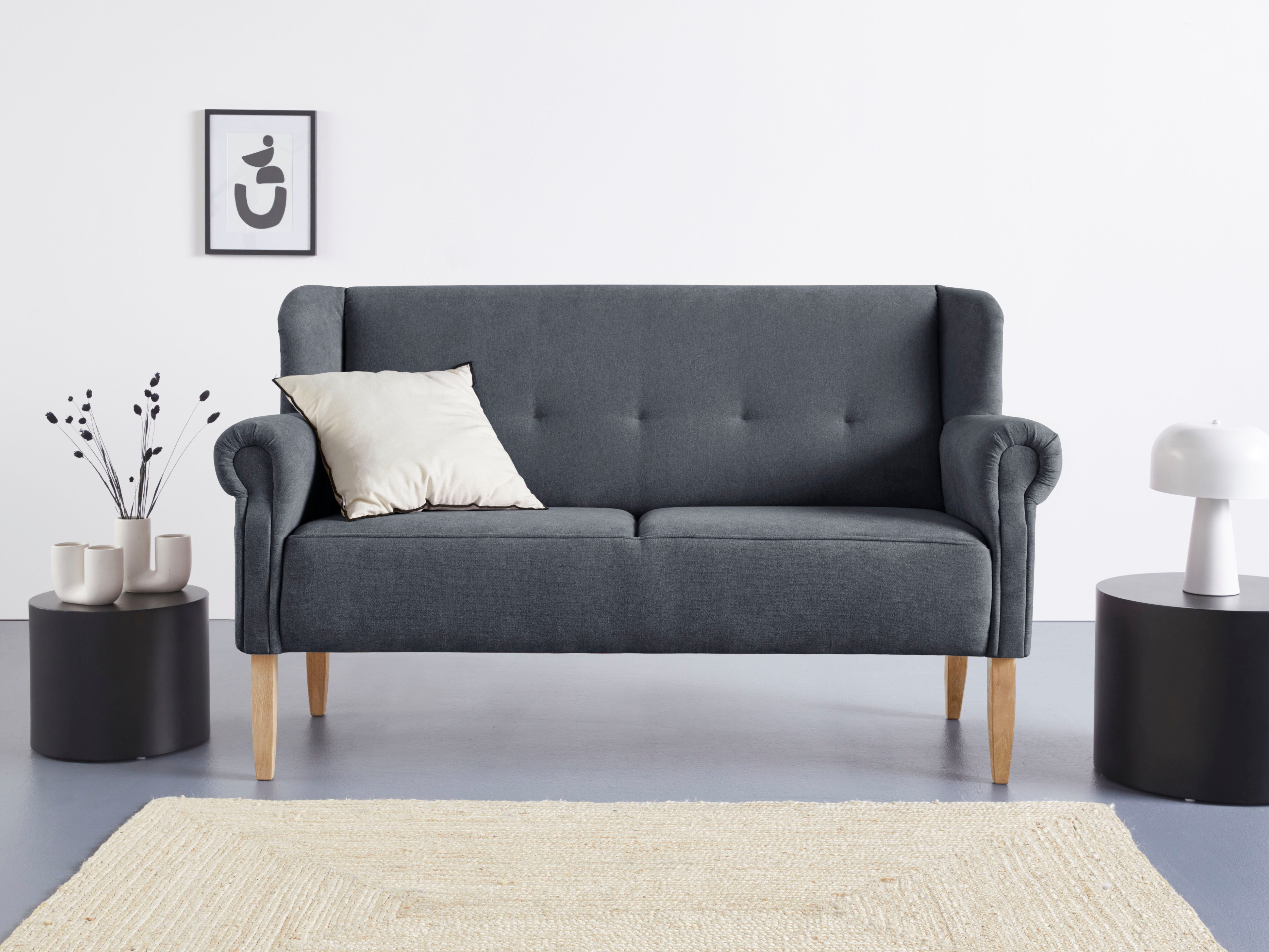 Home affaire Küchensofa Moro Couch mit Federkern, bequem, Breite, in verschiedenen Stoffe und Farben