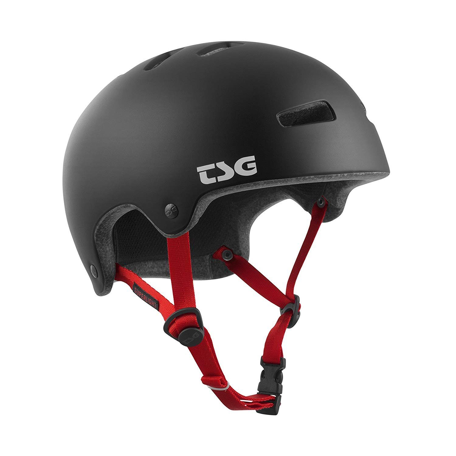 TSG Protektoren-Set matt Solid Color schwarz TSG Superlight Helm