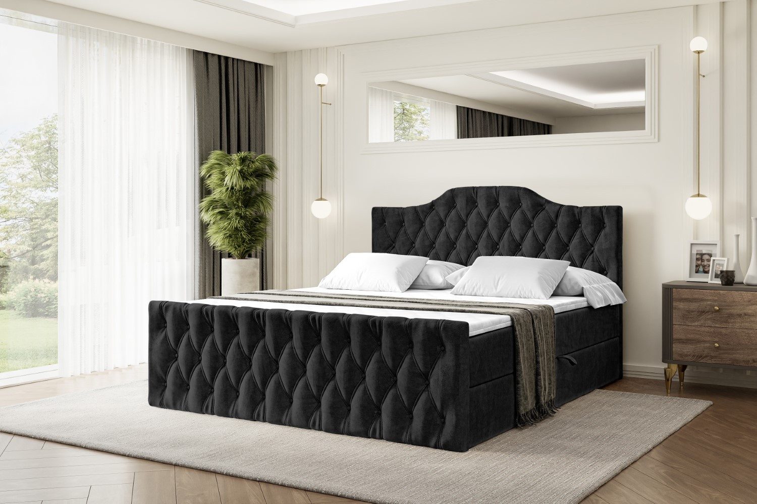 ALTDECOR Boxbett VILA-1-Z (Multipocket-Matratze H4, H3 günstig online kaufen