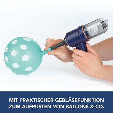 CLEANmaxx Akku-Handstaubsauger Set 6-tlg. blau 7,1V, Beutellos, umfangreiches Zubehör, kompaktes Gerät (Auto/Polstermöbel)