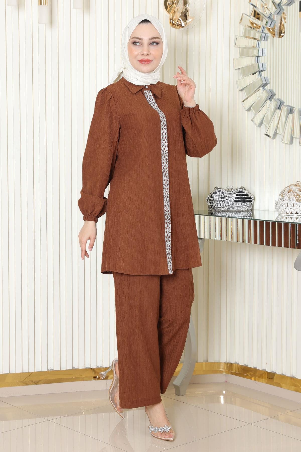 MODAMİHRAM Tunikakleid KleidStein Detail Anzug günstig online kaufen