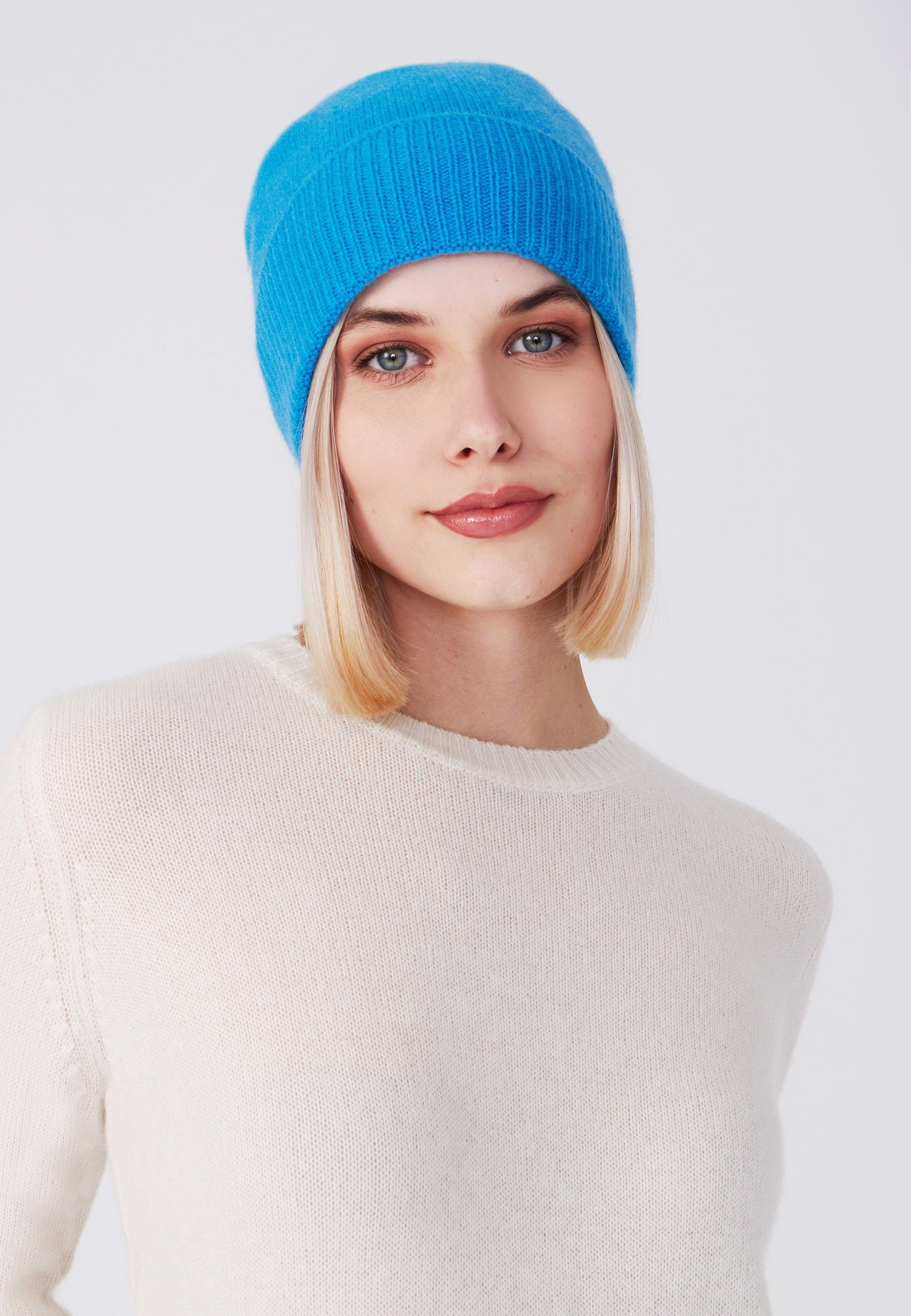 Style & Republic Beanie Style Republic Kaschmir Mütze fancy blue