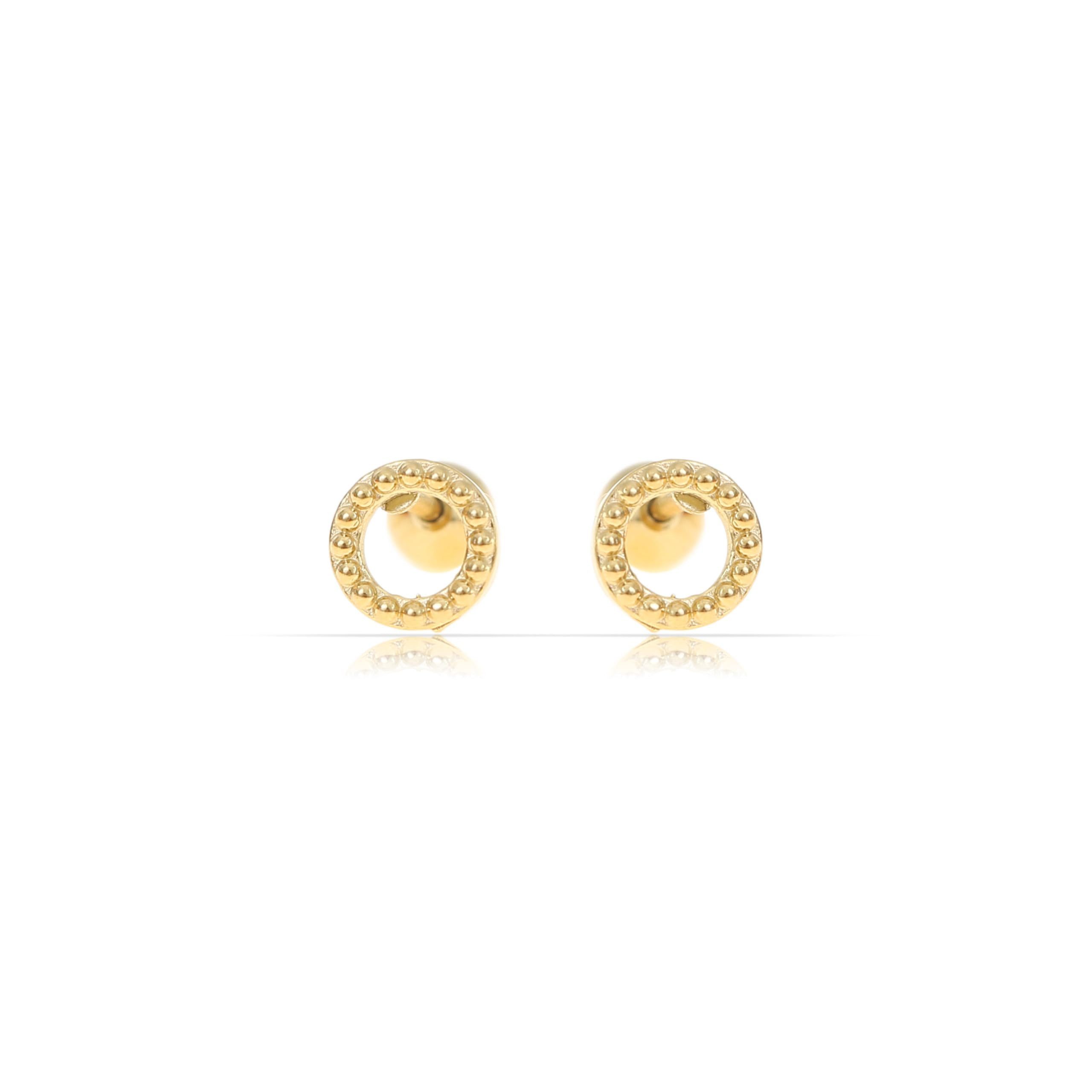 Made by Nami Ohrring-Set Kreisrunde Ohrringe Gold Damen Wasserfester Schmuck, Minimalistisches Geschenk für Sie