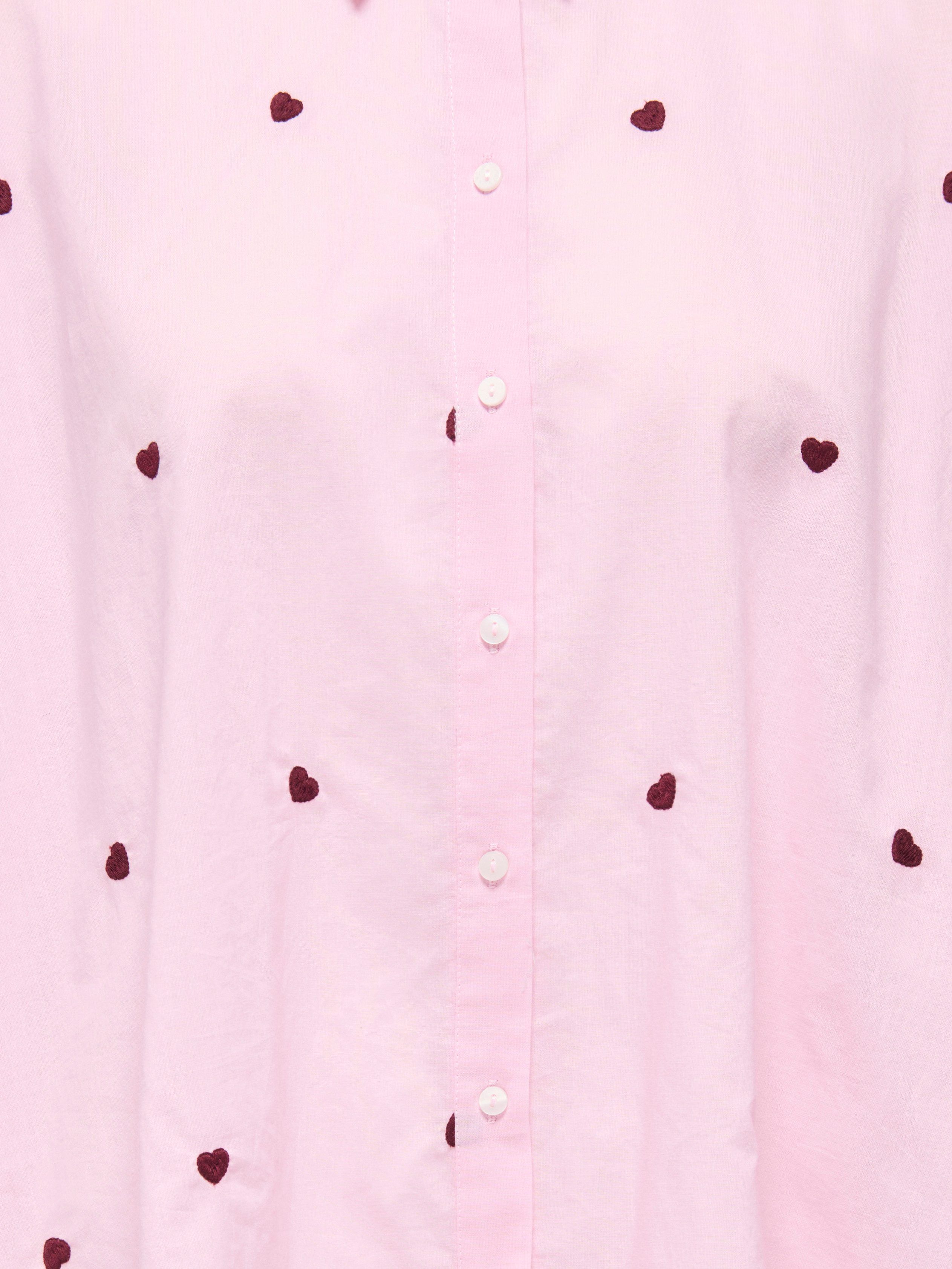 ONLY Hemdbluse ONLNEW LINA GRACE LS EMB SHIRT NOOS WVN