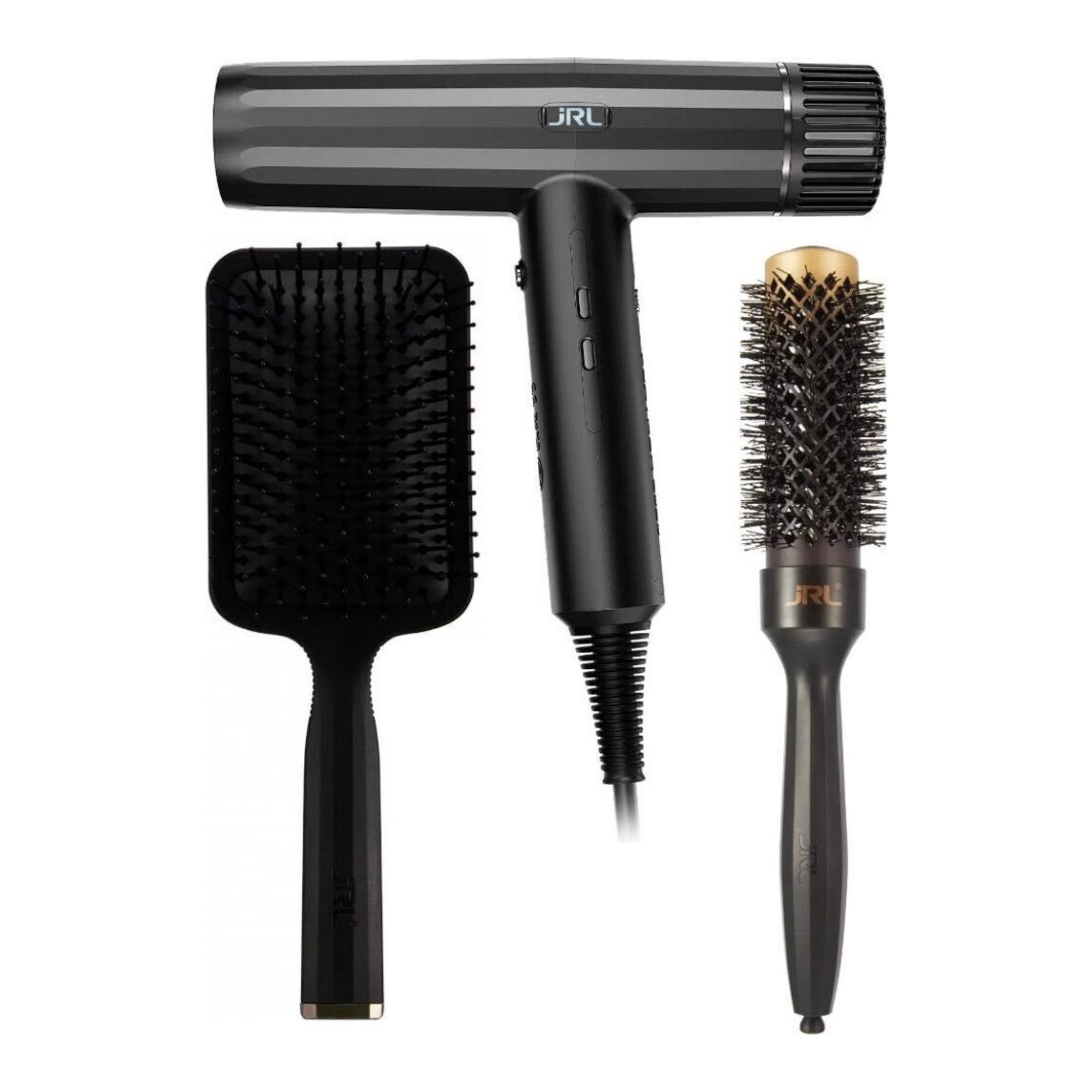 JRL Haartrockner JRL Forte Pro 2020H Haartrockner Combo Kit Schwarz, 2150 W, Combo Kit: Föhn + 3 Aufsätze + Aufbewahrungstasche
