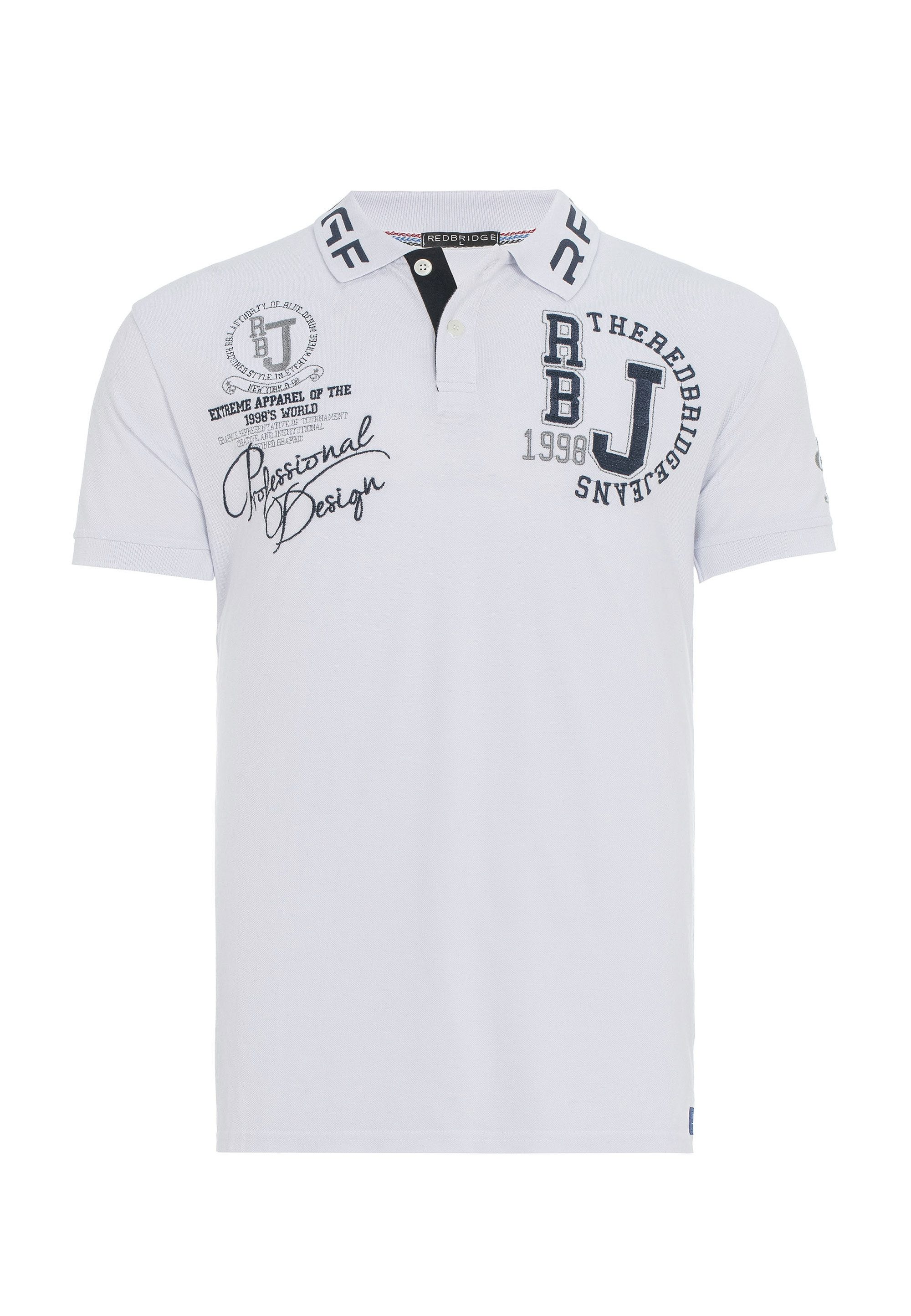 RedBridge Poloshirt Orlando im Slim Fit mit Stickerei