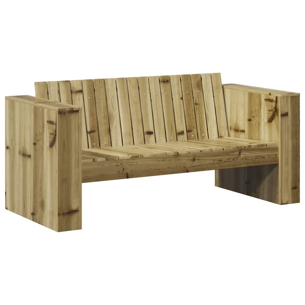 vidaXL Loungesofa Garten-Sofa Grün 134 x 60 x 62 cm Massives Kiefernholz