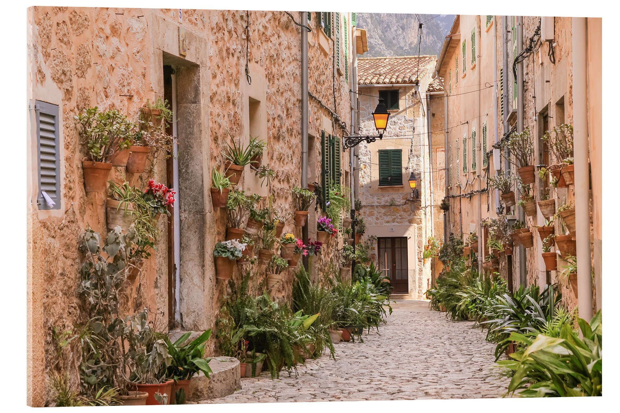Posterlounge Wandbild Gasse in Valldemossa, Mallorca günstig online kaufen
