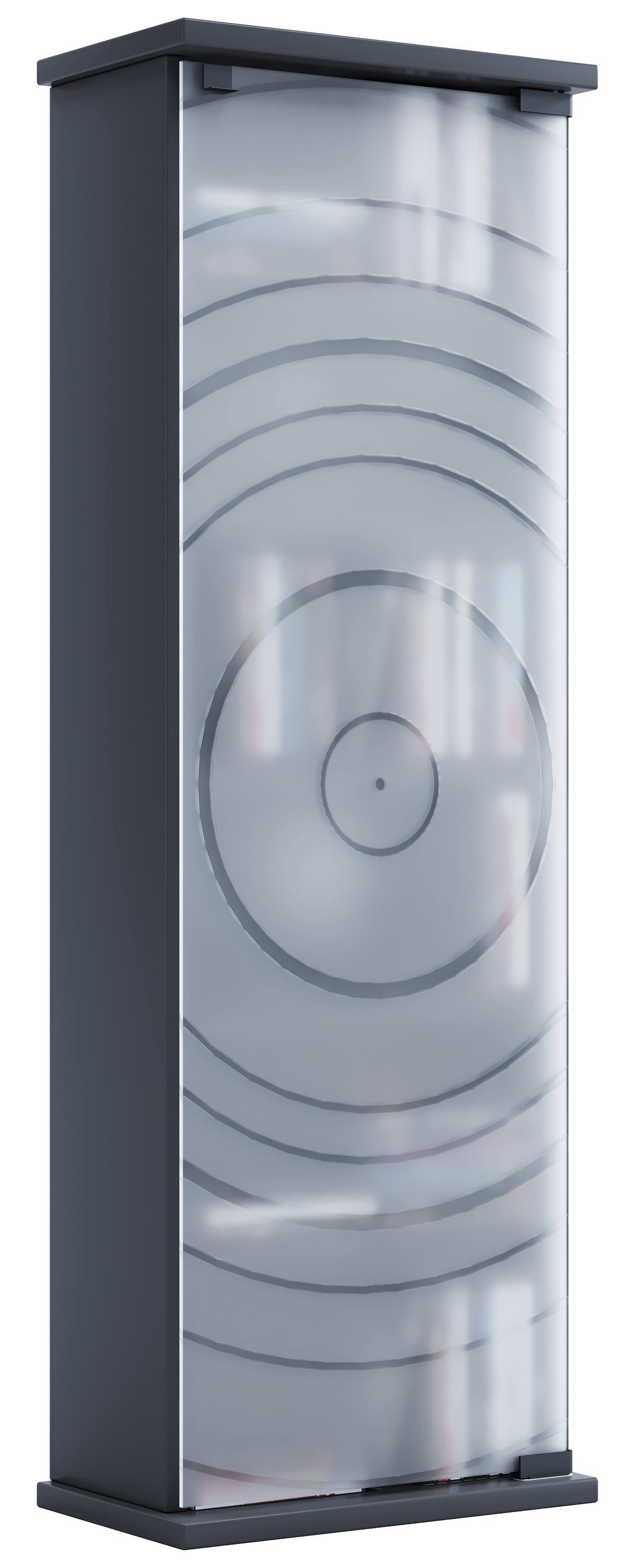 VCM CD-Regal Holz CD DVD Stand Regal Schrank Glastür Tilano M günstig online kaufen