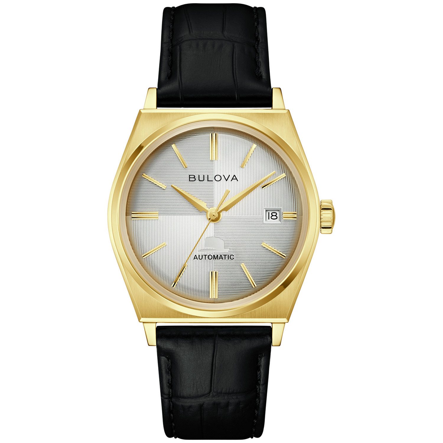 Bulova Automatikuhr Automatik Frank Sinatra Schwarz/Goldfarben