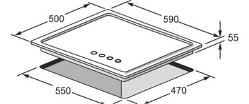 Kaiser Küchengeräte Backofen-Set EH 6427 AD+KG 6325 Em, Einbau Backofen 73L 60 cm+ Einbau Gasherd, 60cm