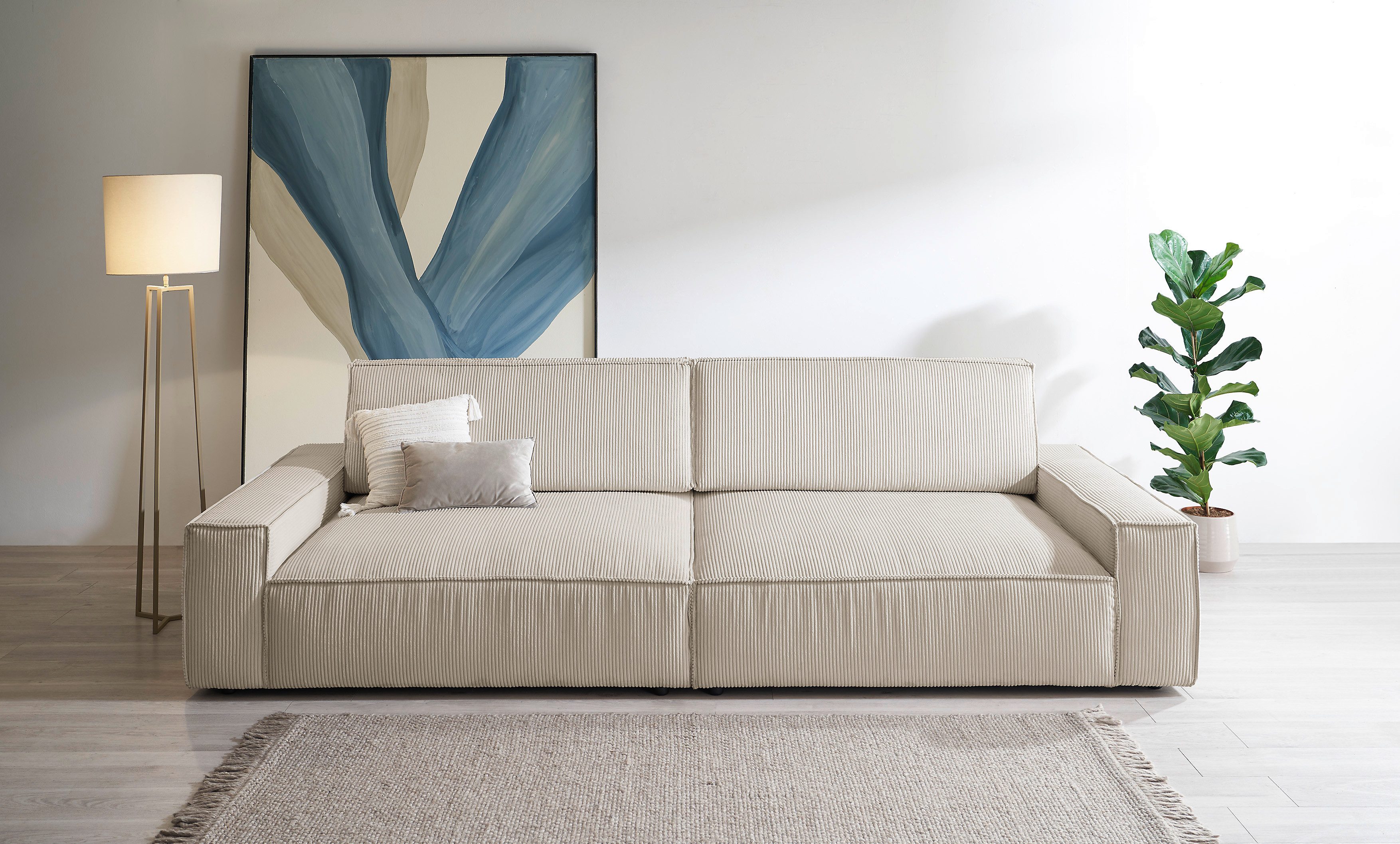 Home affaire Big-Sofa NEU: SHERWOOD XXL, Big-Sofa (316cm), extra tiefe Sitz günstig online kaufen