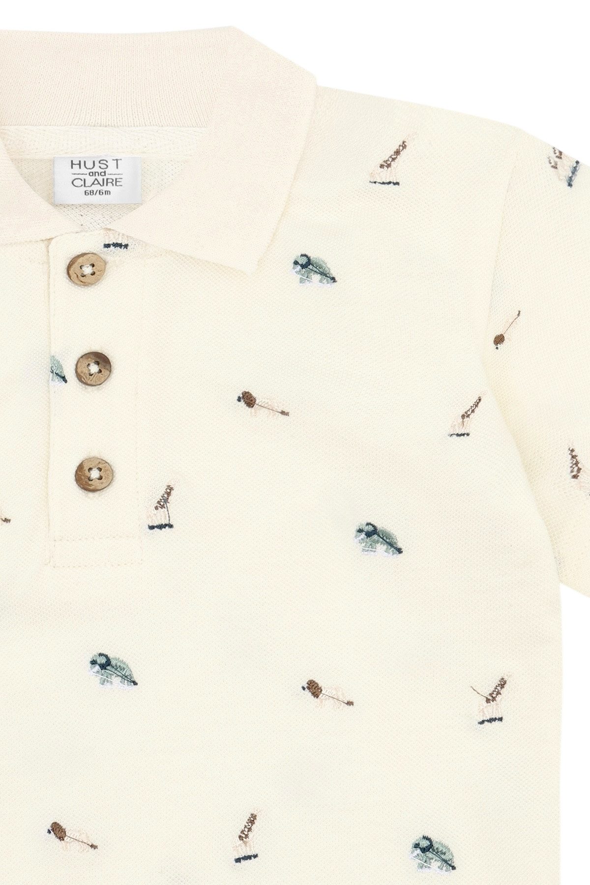 Hust & Claire Poloshirt HCAdrian Animal (1-tlg) Hust & Claire HCAdrian Animal Poloshirt