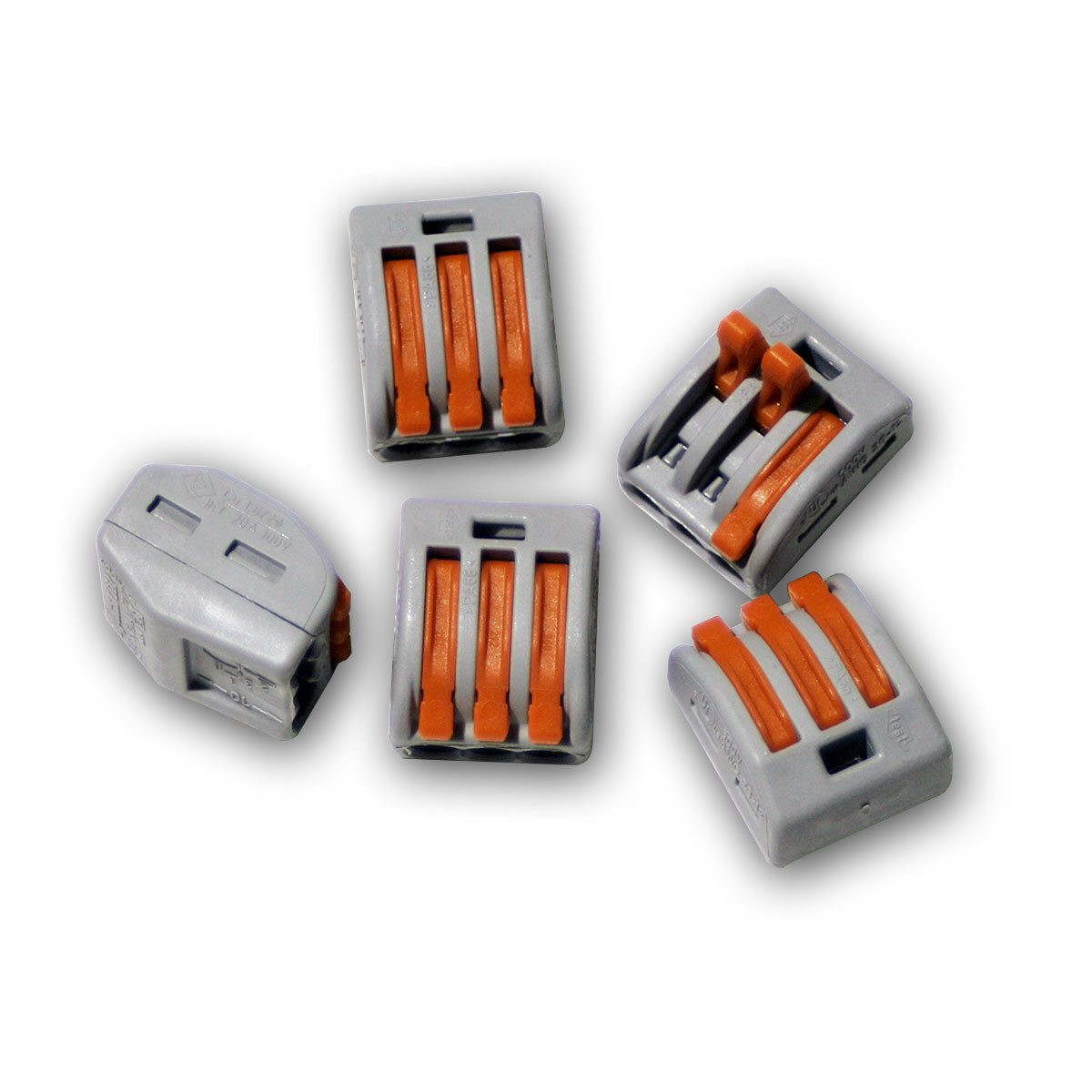 WAGO Verbindungsdosenklemme 20x WAGO Steckklemme 3x2,5 mm² - lösbar, isoliert
