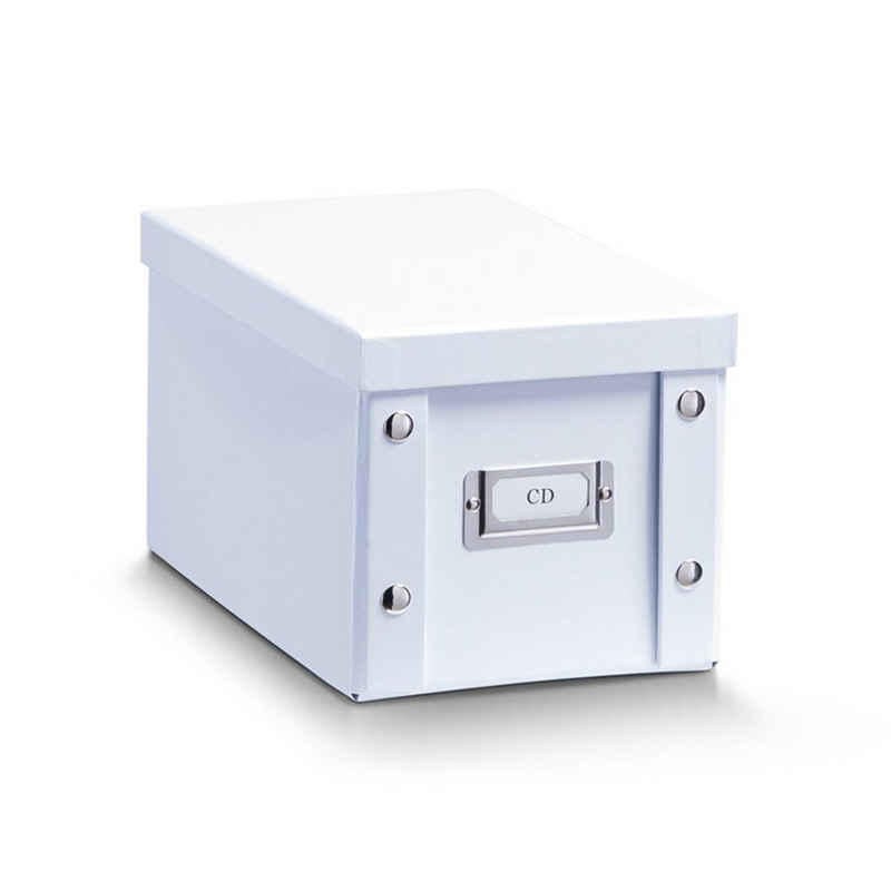 Zeller Present Organizer CD-Box, Pappe, weiß