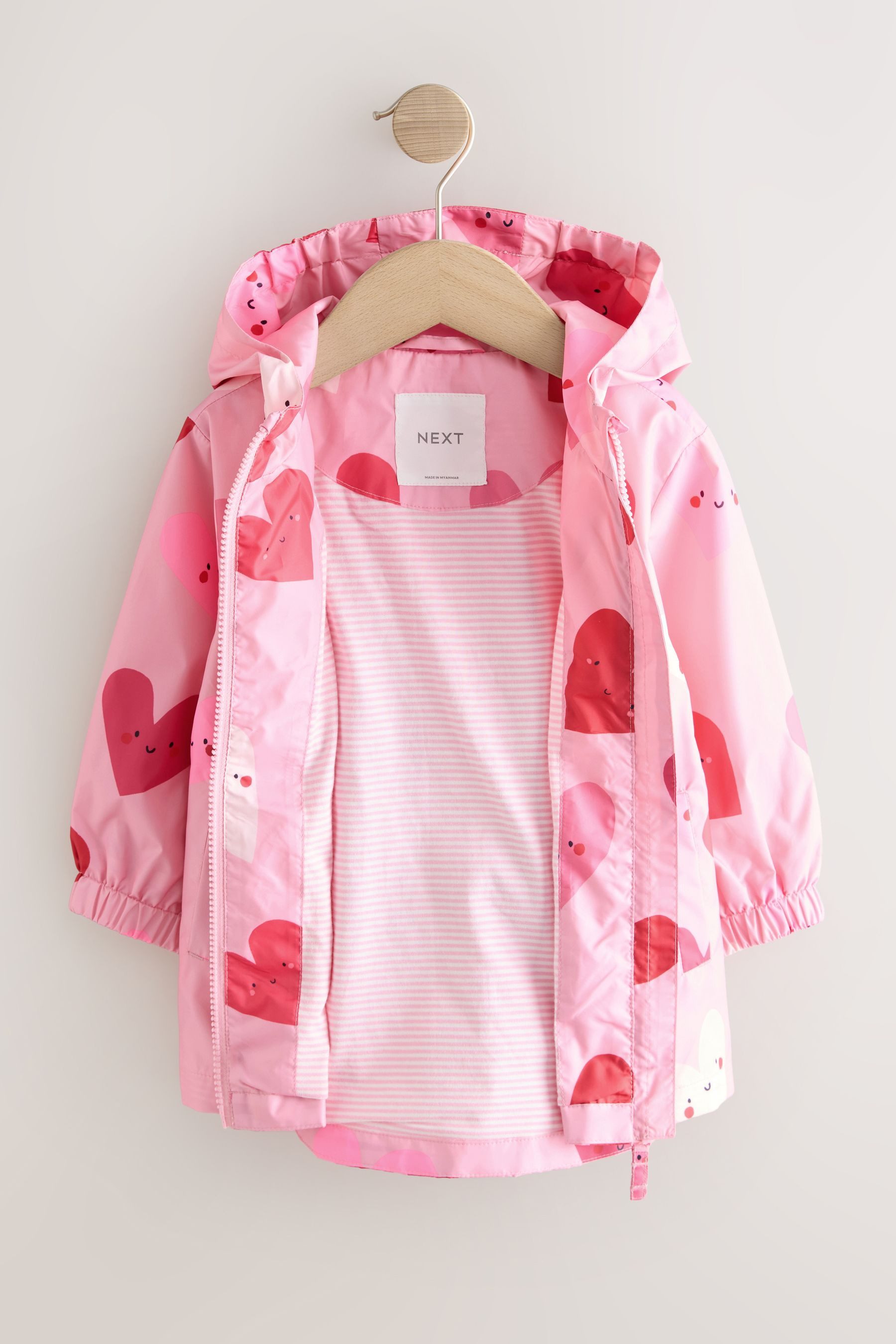 Regenjacke Spritzwasserabweisende Regenjacke mit Print
