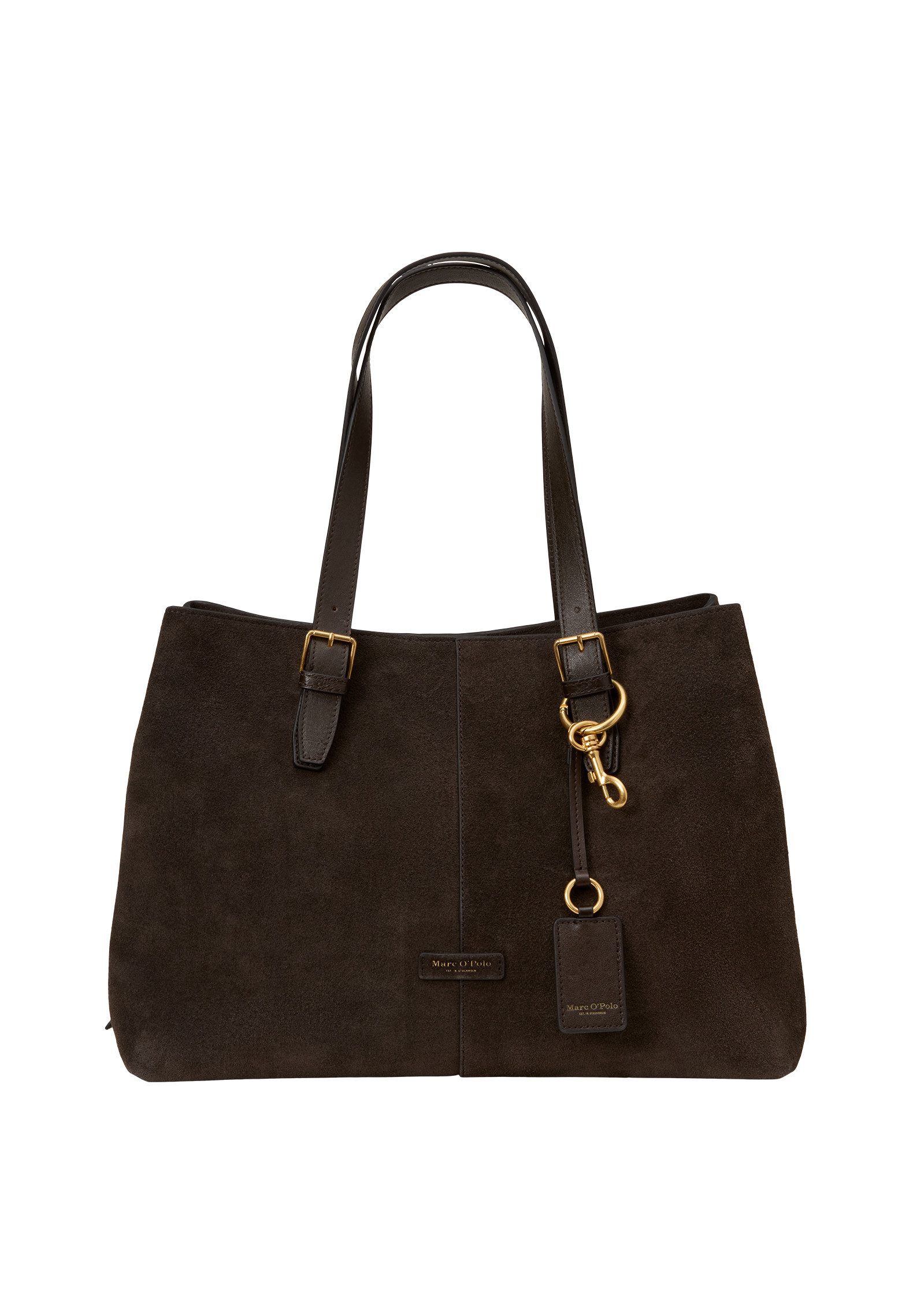 Marc O'Polo Shopper aus weichem Velours-Rindleder