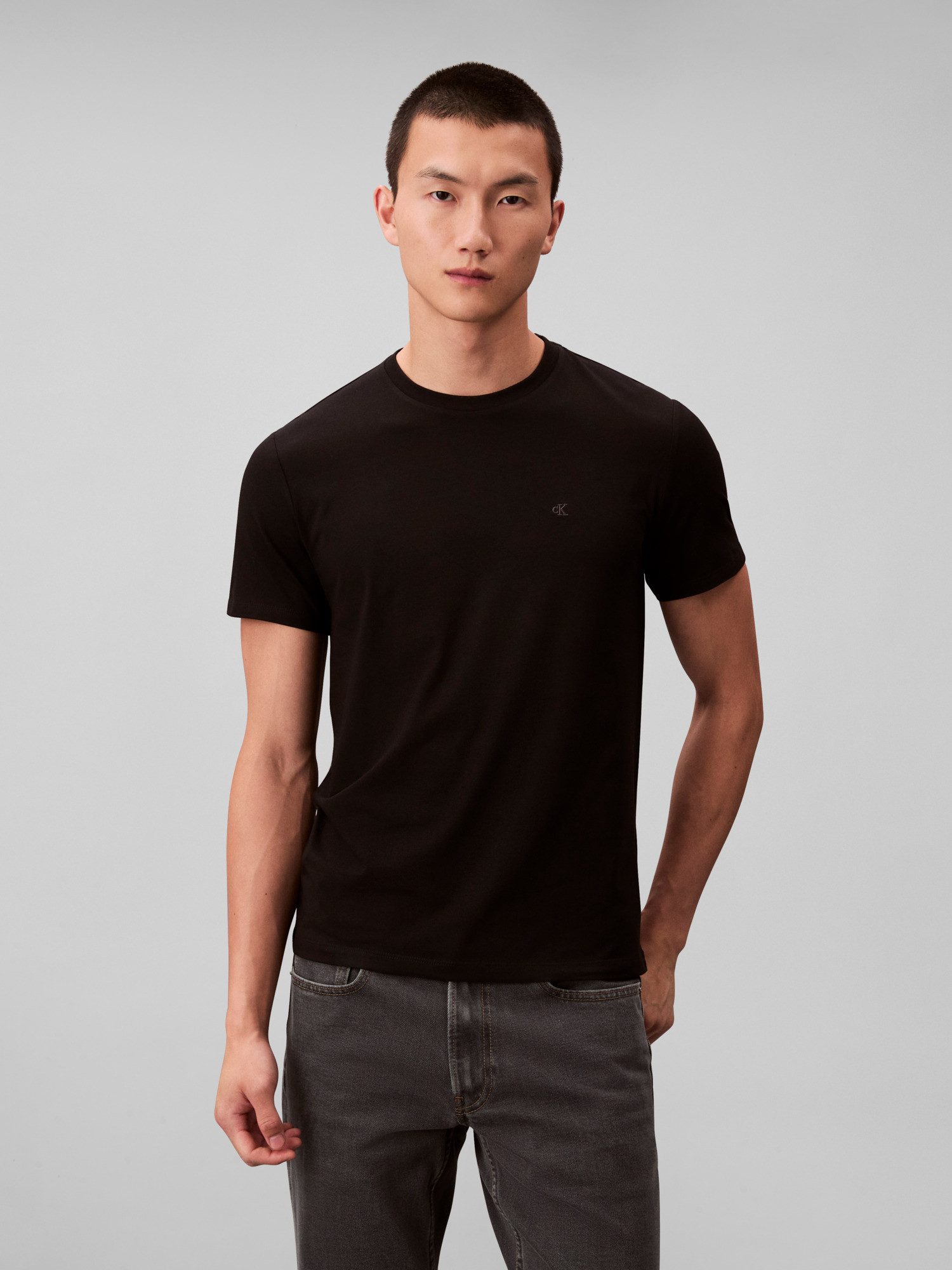 Calvin Klein T-Shirt 2 Pack SS STRETCH COTTON SLIM TEE (Packung, 2-tlg) Run günstig online kaufen