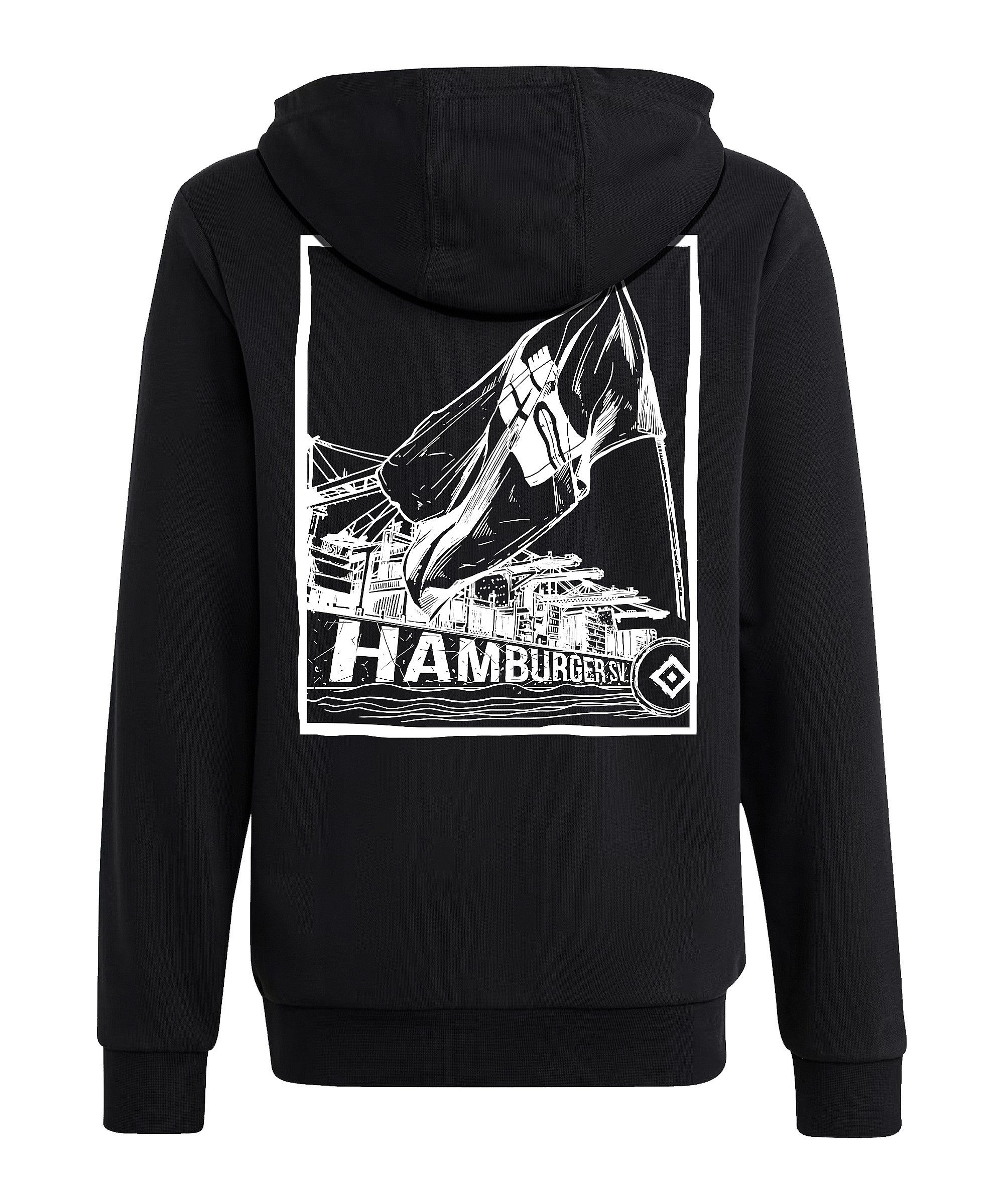 adidas Performance Sweatshirt adidas Performance Hamburger SV Big Logo Hood günstig online kaufen