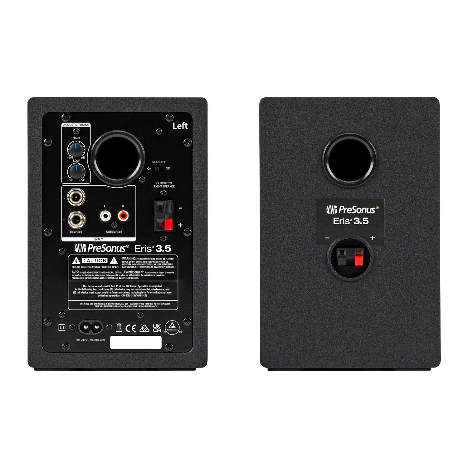 Presonus Presonus Eris 3.5 Studio Monitor-Boxen 2nd Gen + Bonus In-Ear Digitales Aufnahmegerät (Studio Monitor-Boxen)