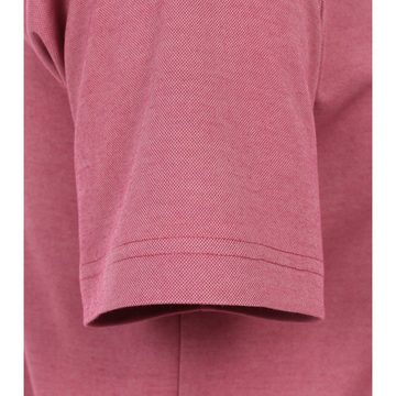 CASAMODA Langarm-Poloshirt CasaModa Große Größen Herren T-Shirt rosenholz melange easy care