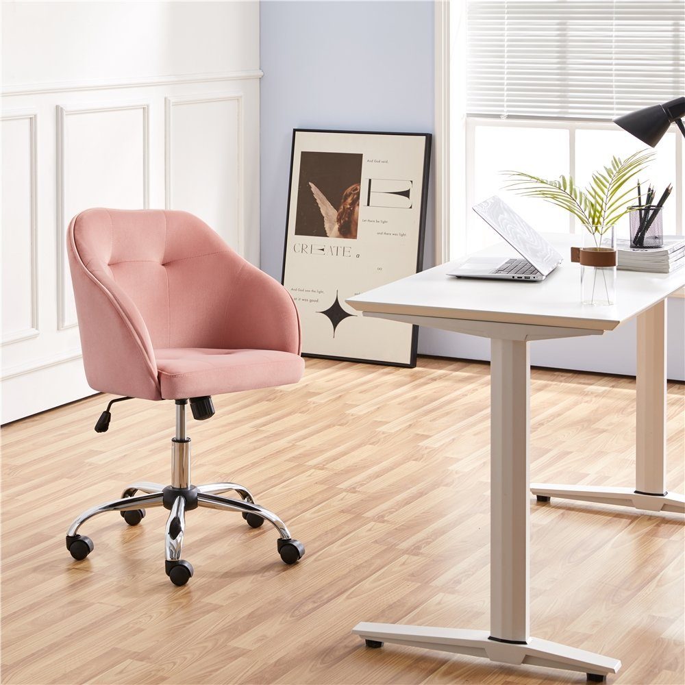 Yaheetech Drehstuhl, Bürostuhl 360 ° Schreibtischstuhl höhenverstellbar günstig online kaufen