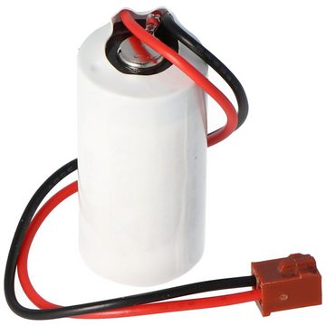 AccuCell CR17335SE-R Lithium Batterie mit Kabel und Stecker, Fanuc A98L-0031-0 Batterie, (3,0 V)