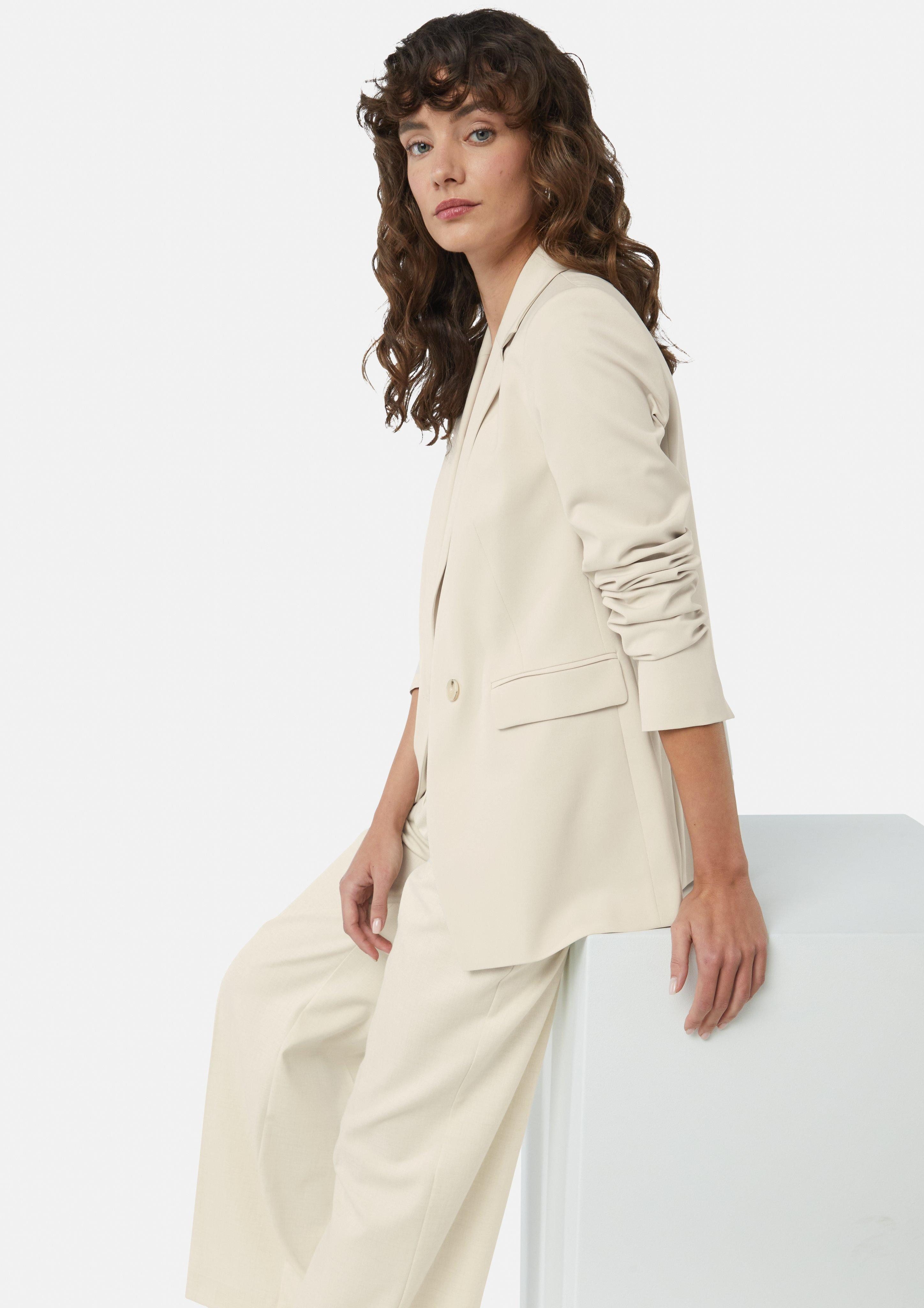 Comma Blusenblazer Hochwertiger Blazer mit asymmetrischem günstig online kaufen