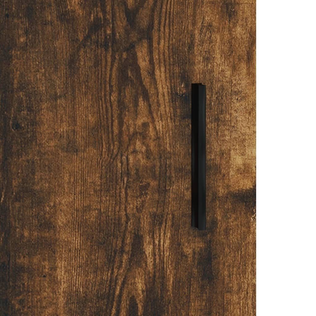 140x50x75 furnicato Räuchereiche cm Holzwerkstoff Schreibtisch