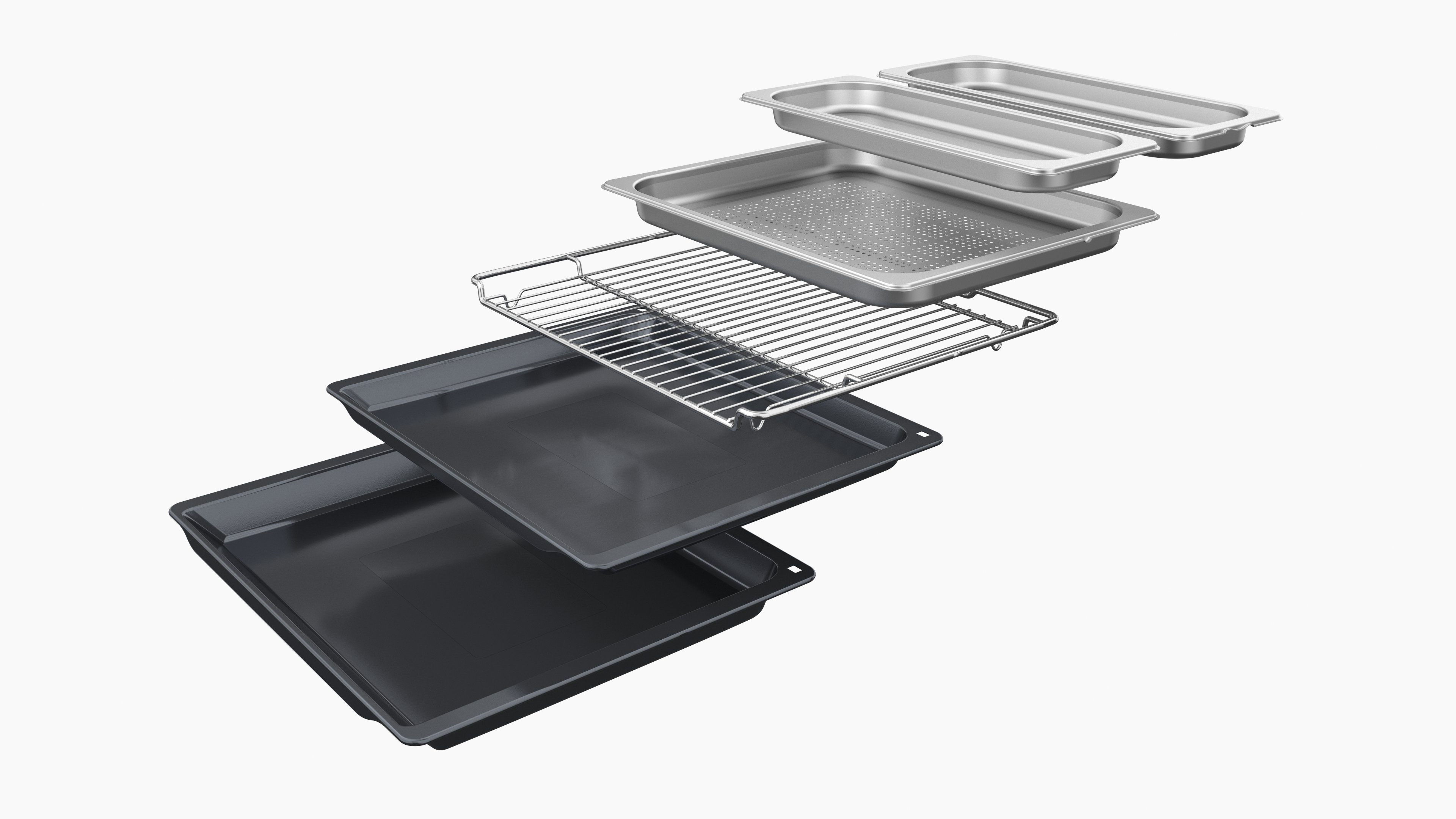 BOSCH Dampfbackofen Serie 8 HSG7361B1, mit Teleskopauszug nachrüstbar, AirFry-Funktion