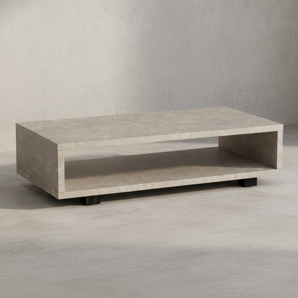 KADIMA DESIGN Couchtisch Couchtisch 100x50x25 cm günstig online kaufen