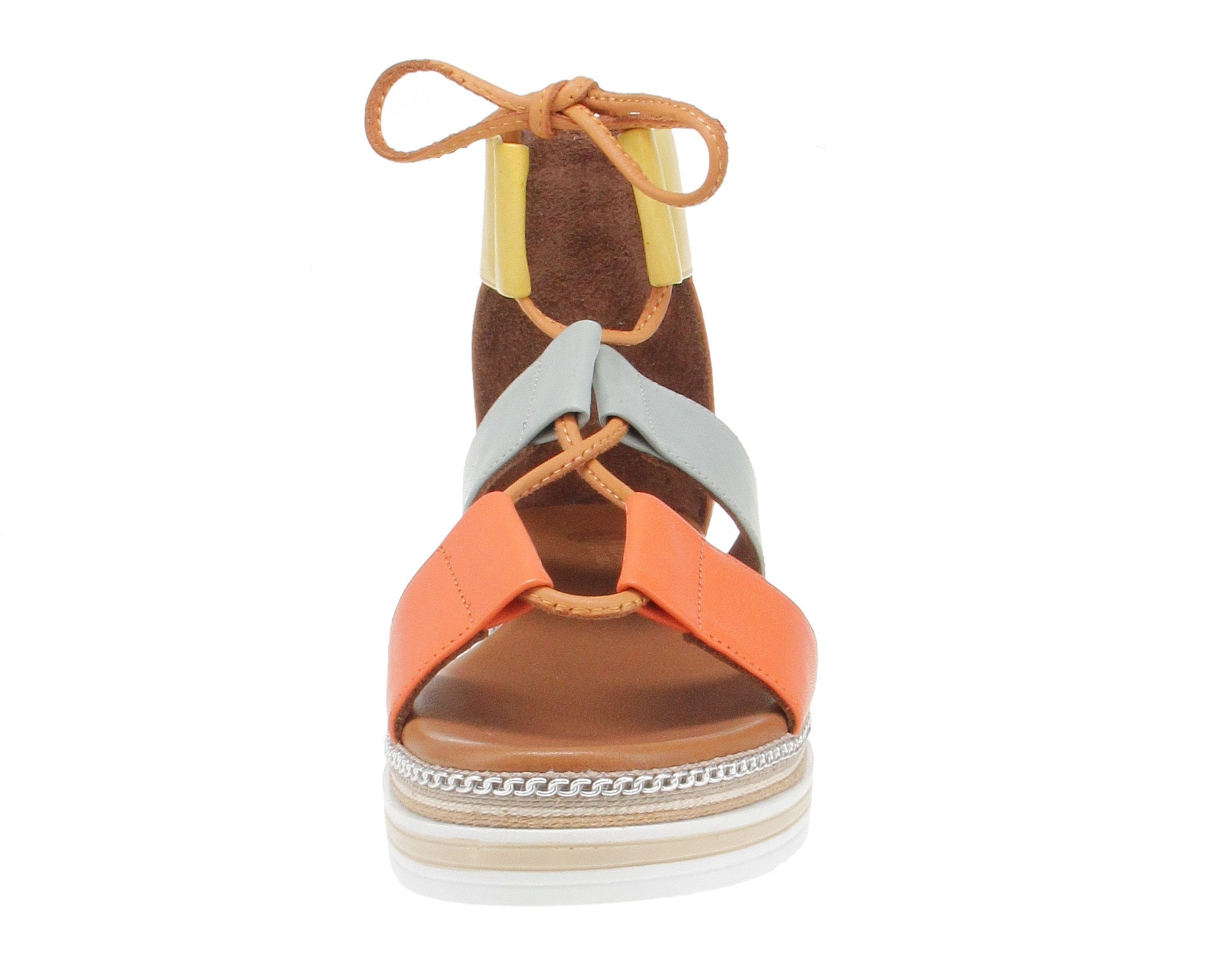 Maca Kitzbühel Maca Kitzbühel 3018 - Damen Schuhe Sandaletten - orange-kombi Sandale
