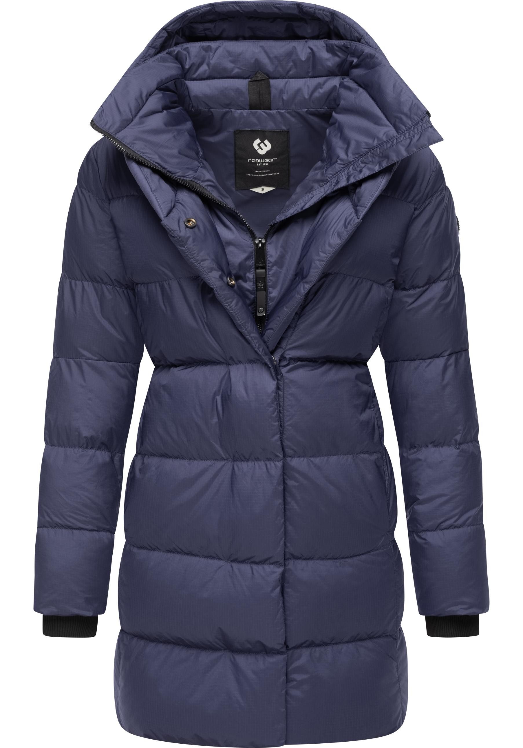 Ragwear Kurzmantel Niara stylischer, gesteppter Wintermantel mit gefütterter Kapuze – Bild 4 von 5