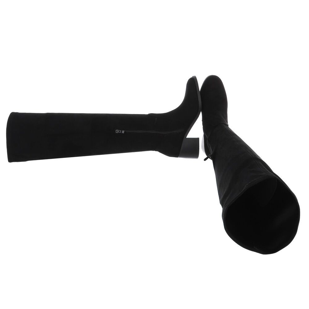 Ital-Design Damen Party & Clubwear Overkneestiefel (88489503) Blockabsatz S günstig online kaufen