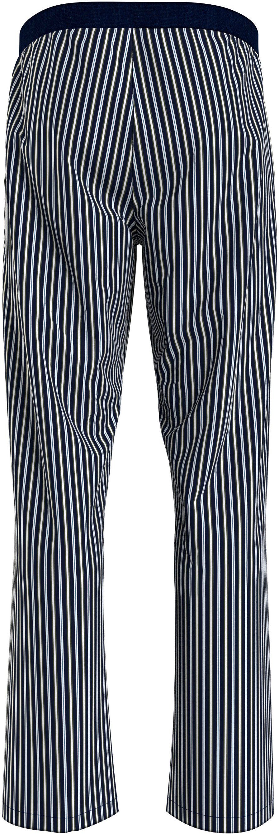 mit PRINT Pyjamahose Stretch-Taillenbund WOVEN Underwear Hilfiger Tommy PANT