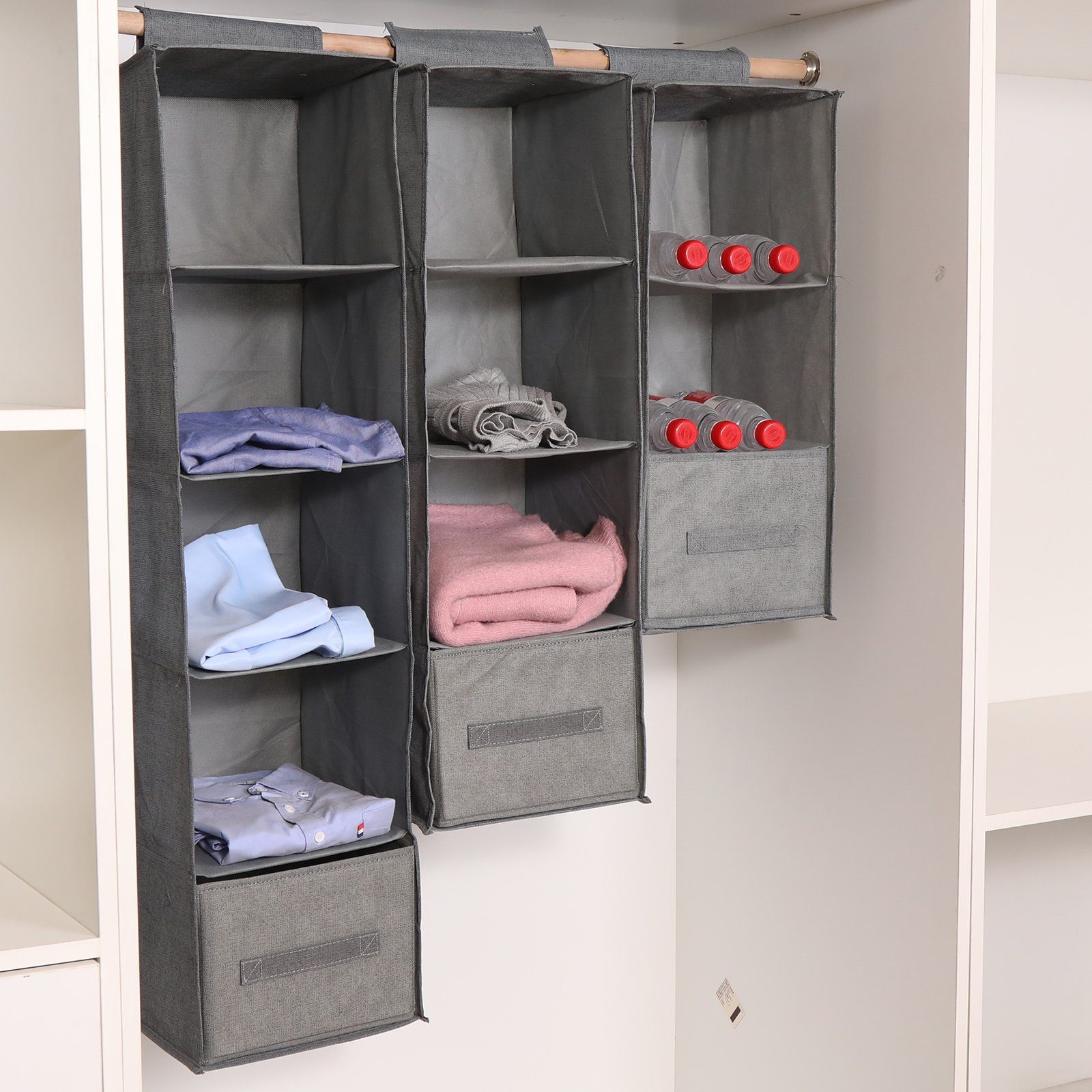 BTTO Hängeregal Hängeaufbewahrung Kleiderschrank Organizer,Hängender Stoffs günstig online kaufen