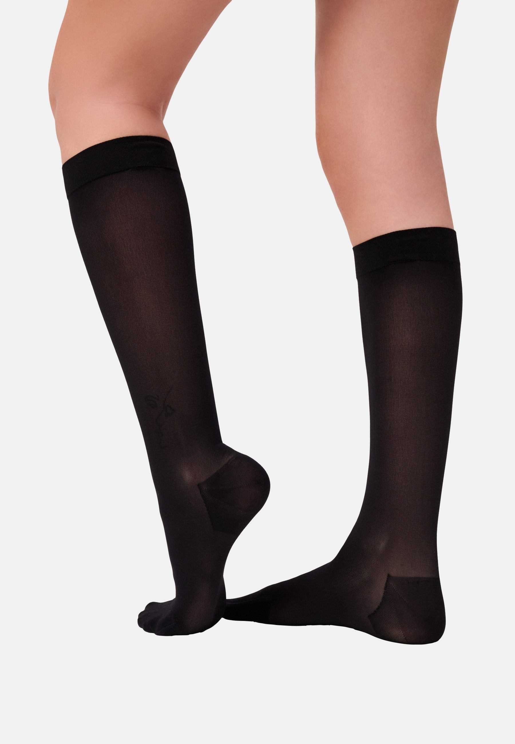 ITEM m6 Kniestrümpfe ALLDAY 25 SOFT COMPRESSION Softe Kompression, leichte Beine, extraweich, semi-transparent