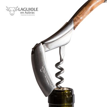 Laguiole en Aubrac Korkenzieher Kellnermesser Wacholder, Sommelier, original mit Zertifikat, hergestellt in Frankreich