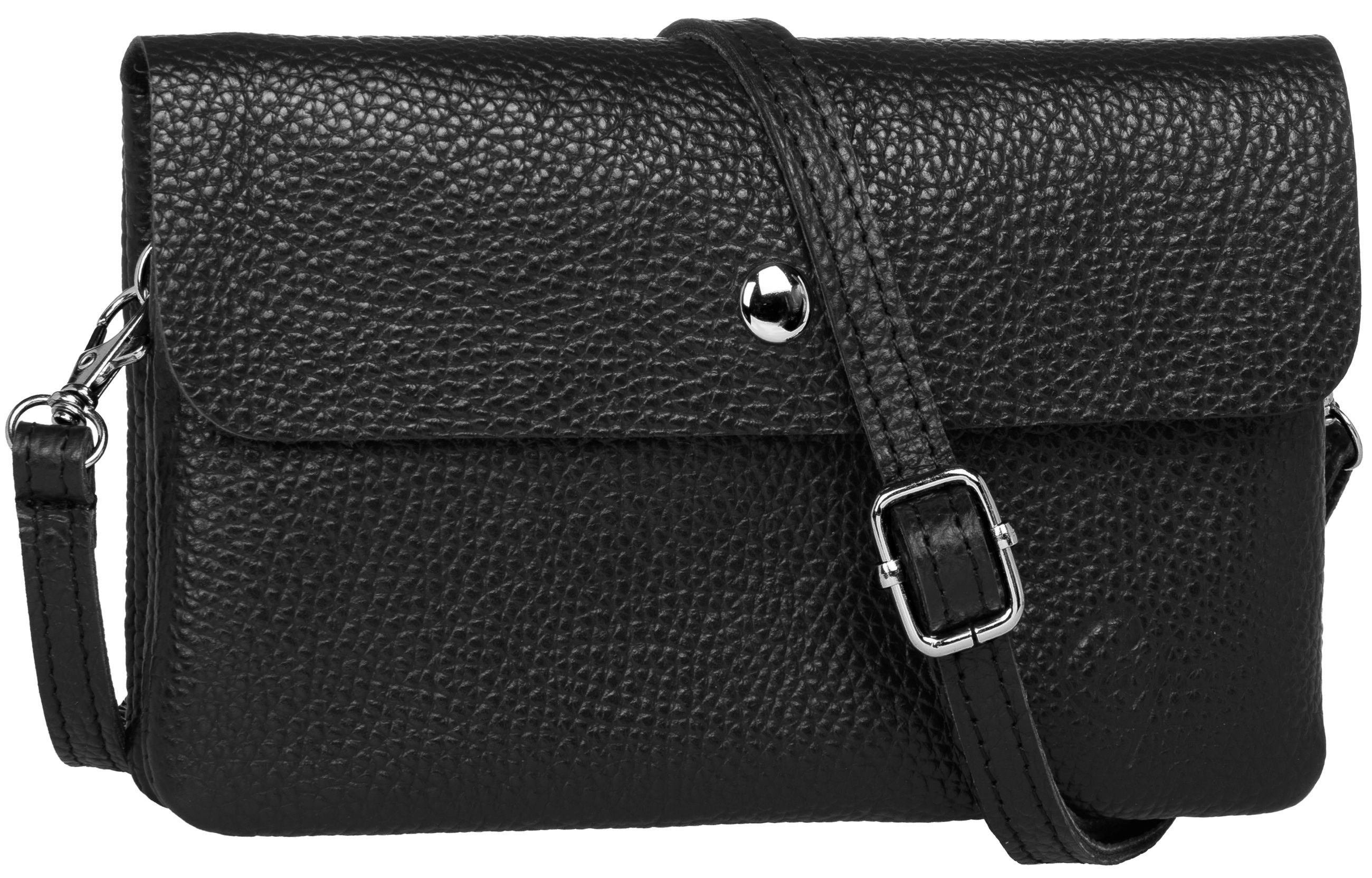 Caspar Umhängetasche Mini Leder Clutch Damen Handtasche - CLASSIC LINE - Mo günstig online kaufen