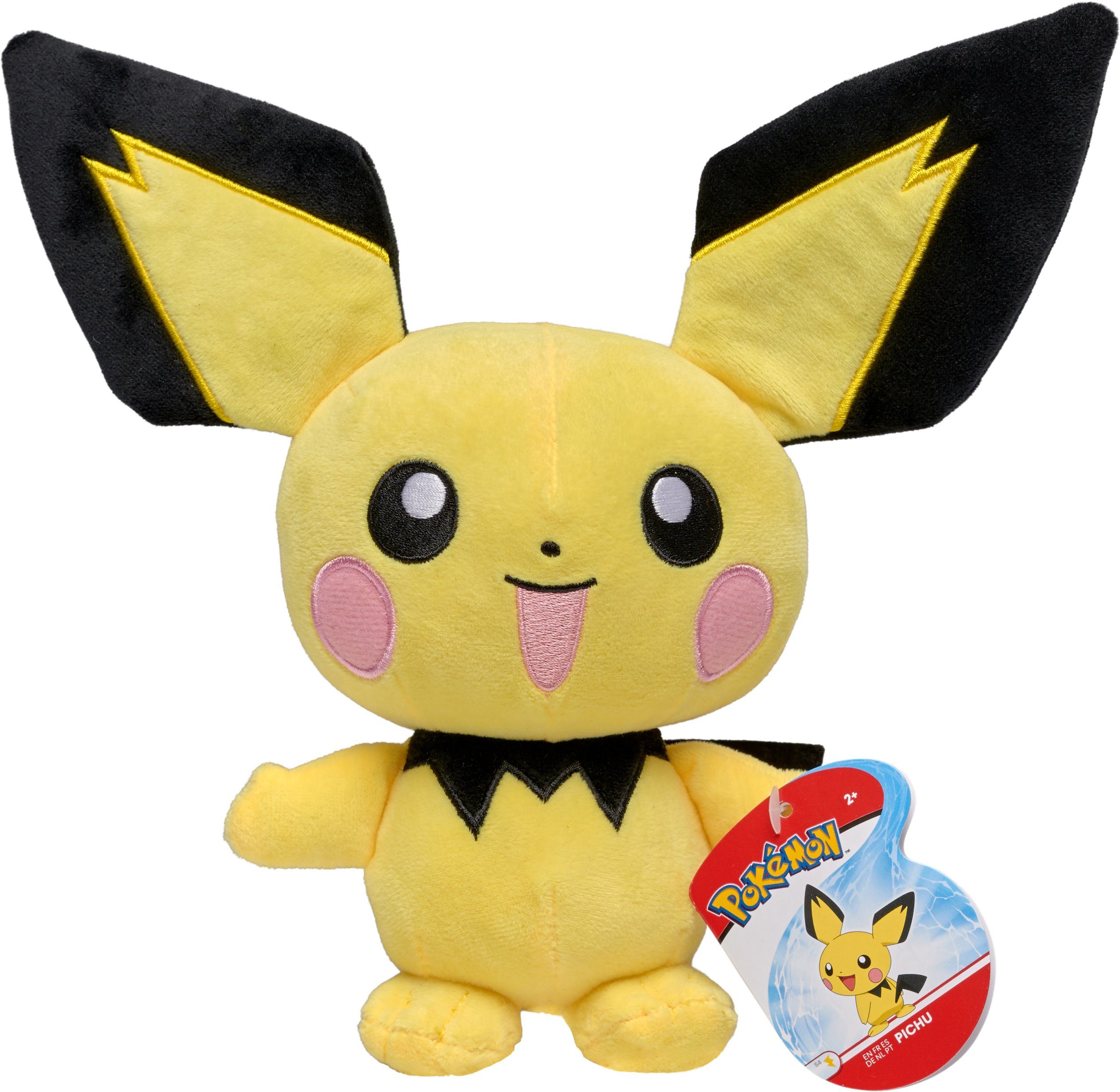 Jazwares Plüschfigur Pokémon Pichu Plüsch 20 cm (1-St)