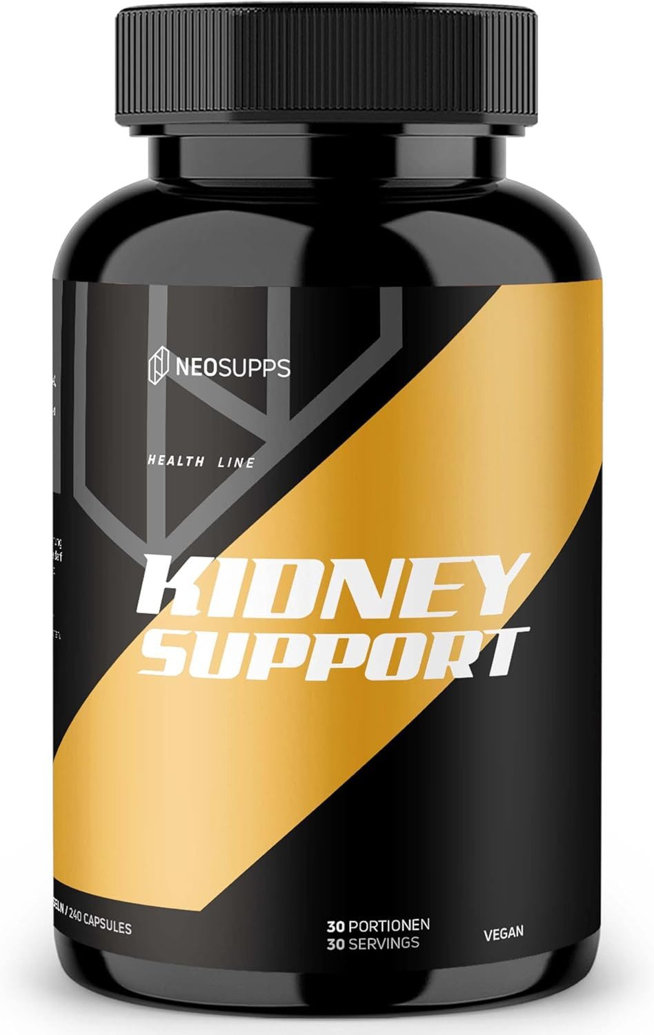 Neosupps Kidney Support, 240 Kapseln Vegan, Natürliche Nierenunterstützung Kapsel, Astragalus, Sinensis, Selleriesamen, Entgiftung, Harnwegsgesundheit