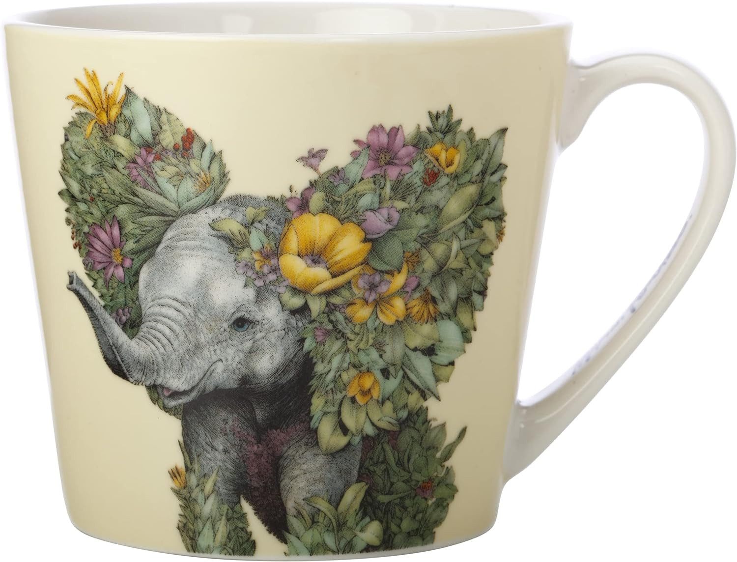 Maxwell & Williams Tasse Maxwell & Williams MARINI FERLAZZO Wild Planet Becher, Tasse Elephant, Porzellan, bunt, Porzellan Keramik Becher für Kuchen Essen, Frühstück