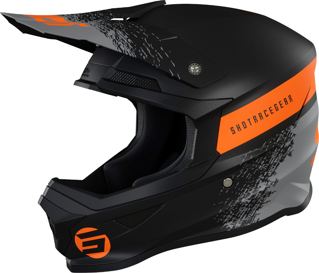 Shot Motocrosshelm Furious Roll Motocross Helm, Belüftet