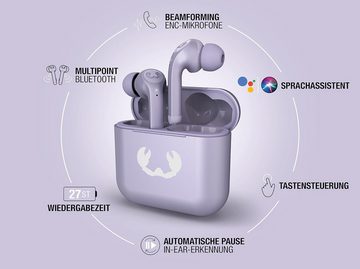 Fresh 'n Rebel Twins 3+ Tip, kabellose kristallklare Musik und Telefonate In-Ear-Kopfhörer (Ergonomisches Design und IPX7 Wasserschutz für den aktiven Lebensstil., In-Ear-Mulitpoint-Bluetooth 27 Stunden Spielzeit spritzwasserfest)