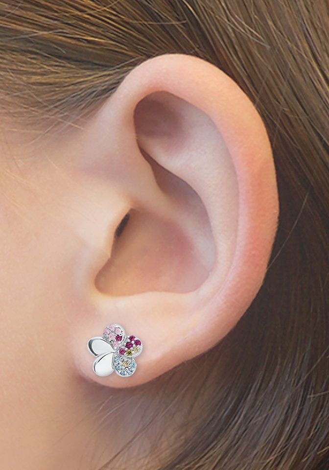 Prinzessin Lillifee Paar Ohrstecker Blüten, mit Zirkonia (synth) – Bild 4 von 5