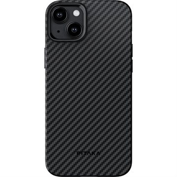 Pitaka Handyhülle Pitaka MagEZ Case Pro 4 1500D für iPhone 15 - Black/Grey Twill